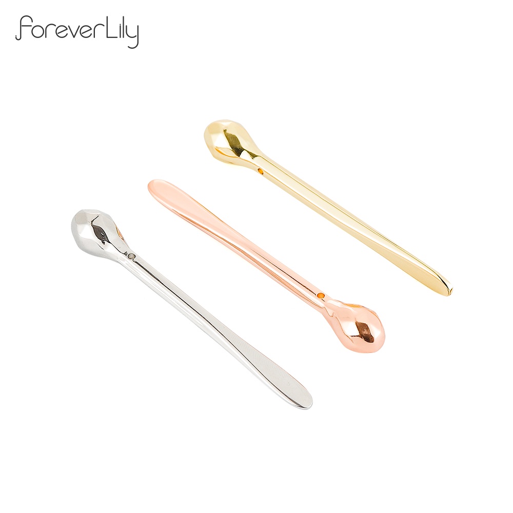 Muỗng bôi kem dưỡng da mắt FOREVERLILY bằng kim loại chăm sóc da tiện dụng