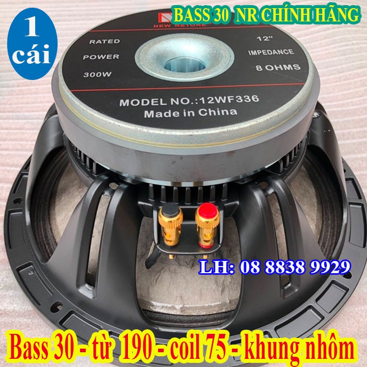 BASS 30 NR CHÍNH HÃNG CÔN 75 CAO CẤP - LOA KARAOKE - GIÁ 1 LOA