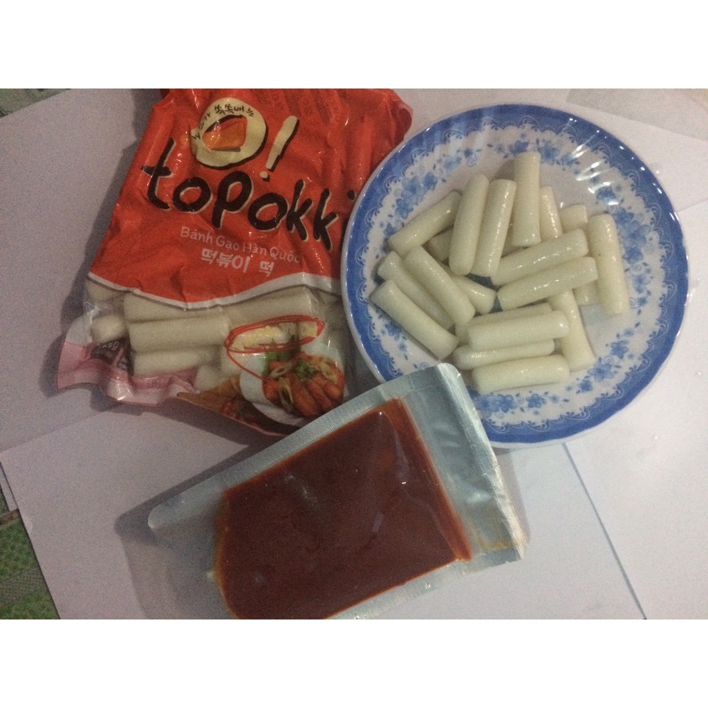 Combo 500g tokbokki kèm 100g sốt