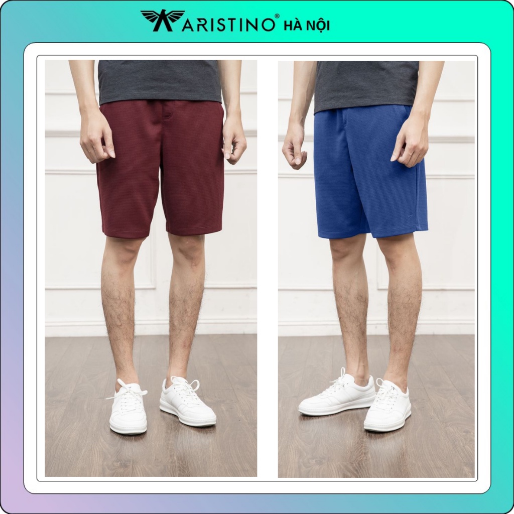 Quần short nam Kwin vải thun mềm, cạp chun dây rút do Aristino sản xuất KSO009S1