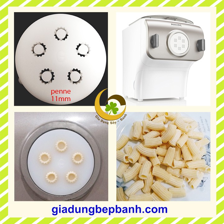 Nui ống các size dùng kèm máy làm mì Philips