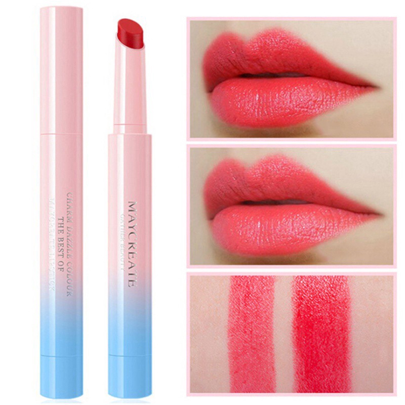 [Hàng mới về] Son môi chống thấm nước thương hiệu Maycreate phối nhiều tông màu thời thượng