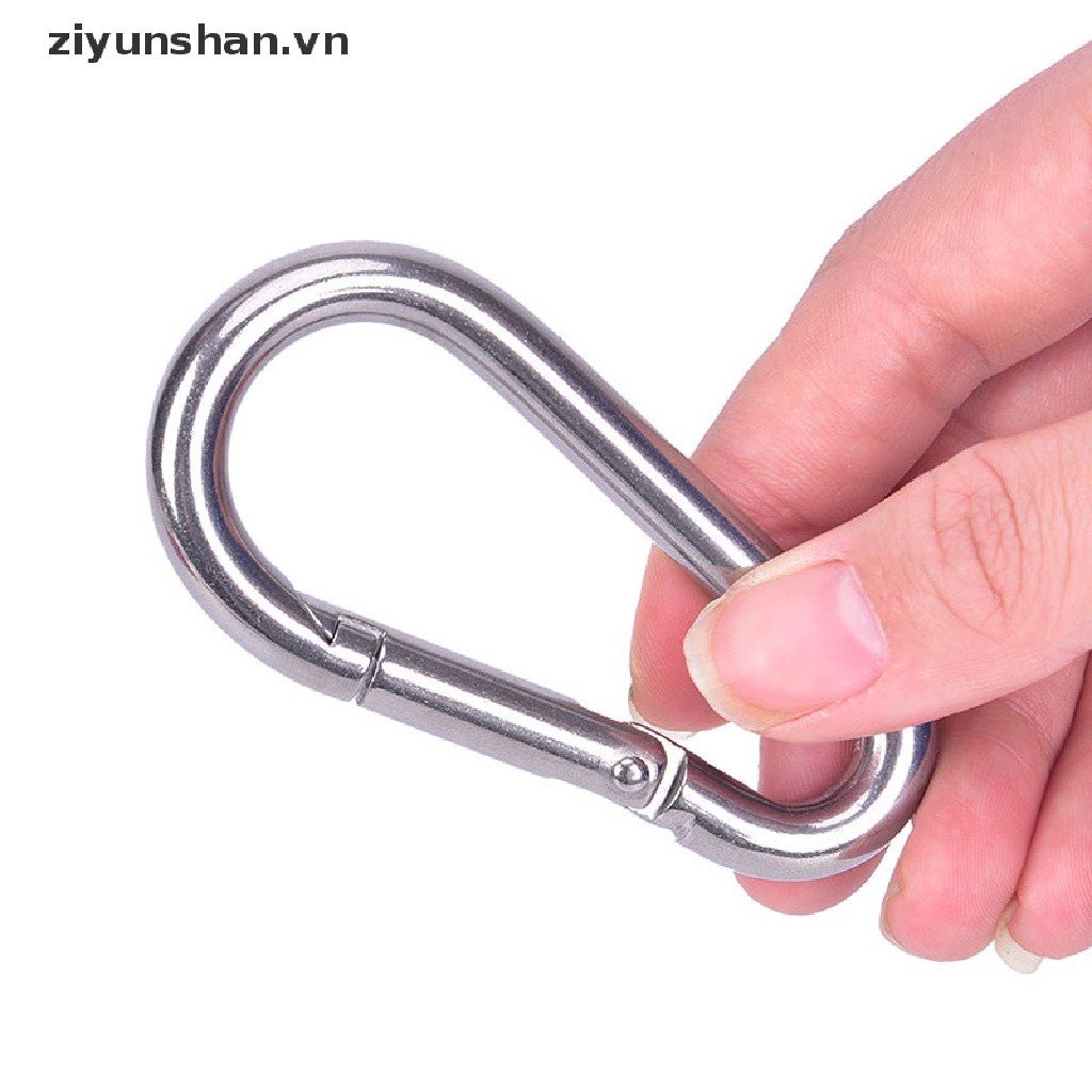 Móc khóa carabiner bằng thép không gỉ 304