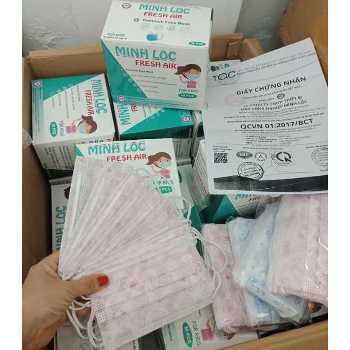 Khẩu trang y tế trẻ em Thảo Nguyên (Hàng chính hãng - Hộp 50 cái) | BigBuy360 - bigbuy360.vn