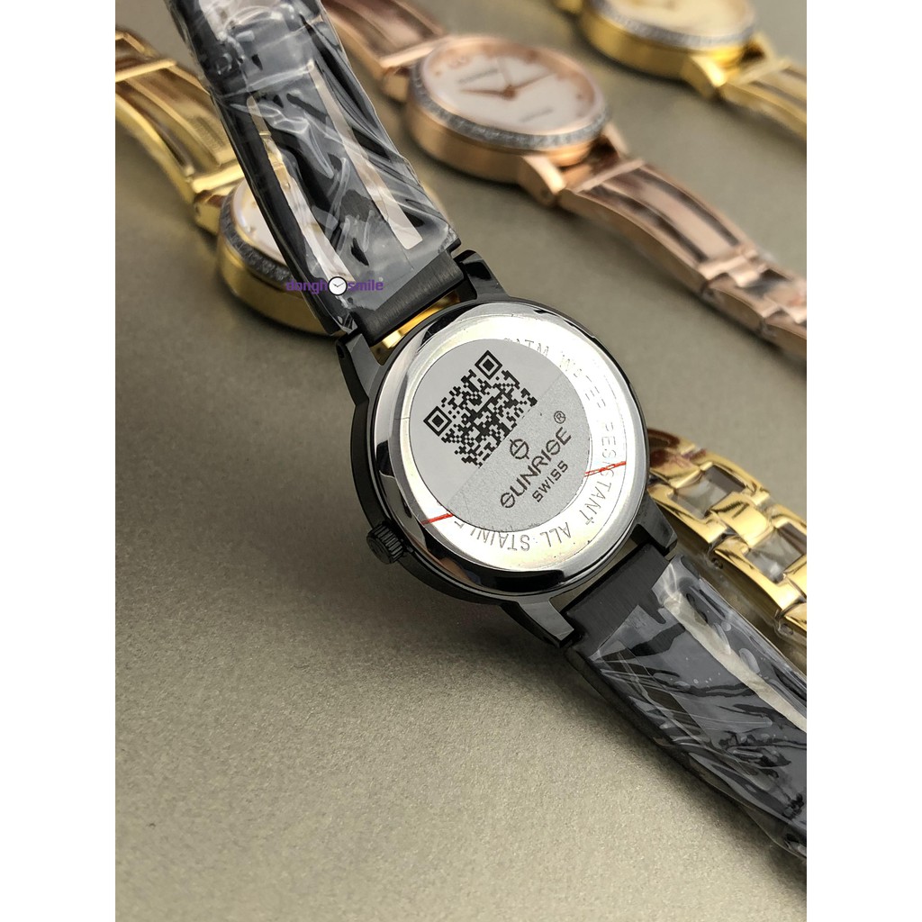 Đồng hồ nữ Sunrise Swiss sapphire 9924AA