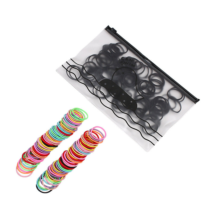 Set 100 Dây Buộc Tóc Xinh Xắn Dành Cho Bé Gái