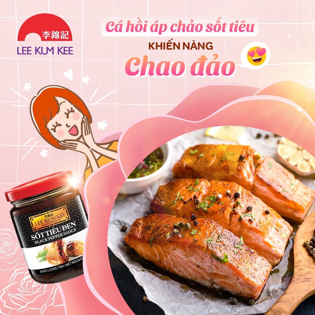 Bộ 3 Sốt Tuyệt Hảo Lee Kum Kee Chấm Hải Sản, Sốt Tiêu Đen, Sốt Ướp Đồ Nướng Xá Xíu Mật Ong Đậm Đà Chính Hãng