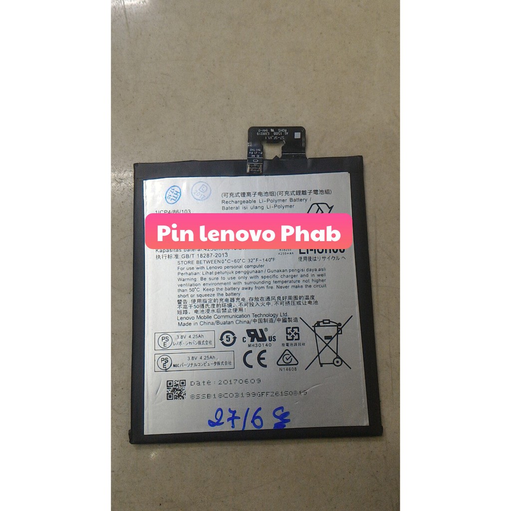 Pin Lenovo Phab Chính Hảng