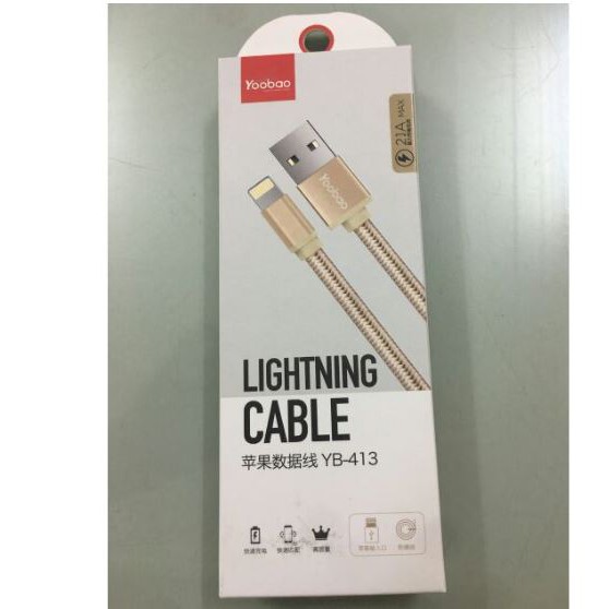 Dây Sạc Yoobao cho iphone 5/6/7/8/7 plus/8plus