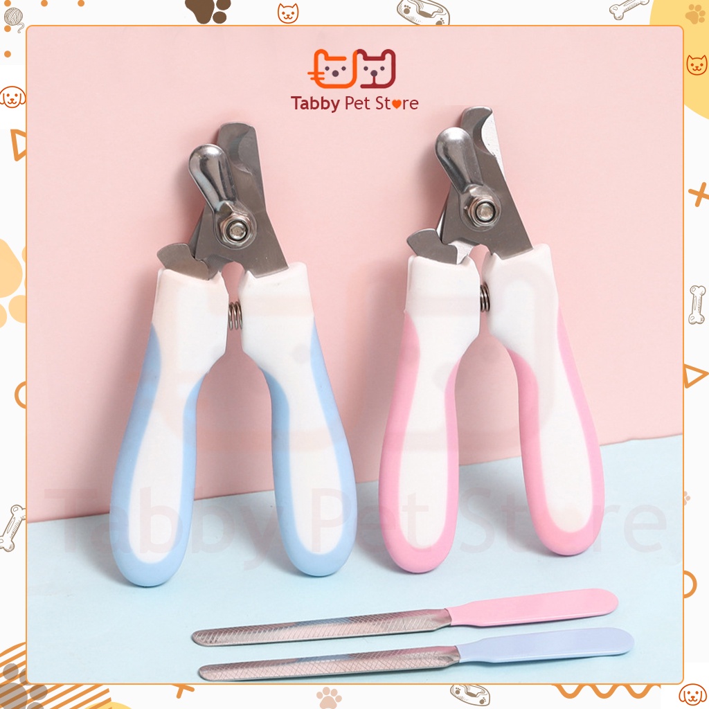 Kìm kéo cắt móng kèm dũa cho mèo chó thú cưng an toàn giá rẻ Tabby Pet Store