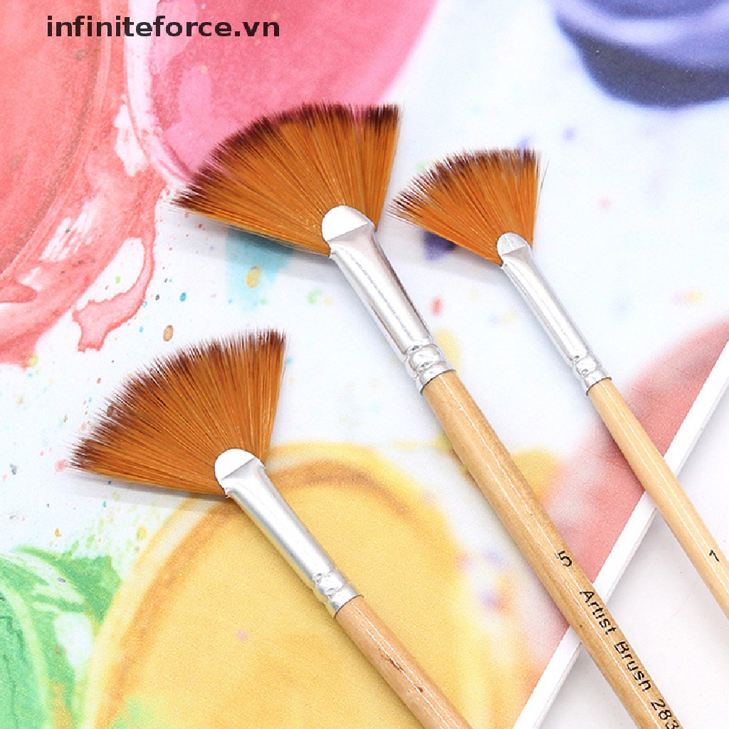 Bộ 5 Cọ Trang Điểm Hình Cánh Quạt