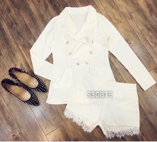 Set áo vest quần sort