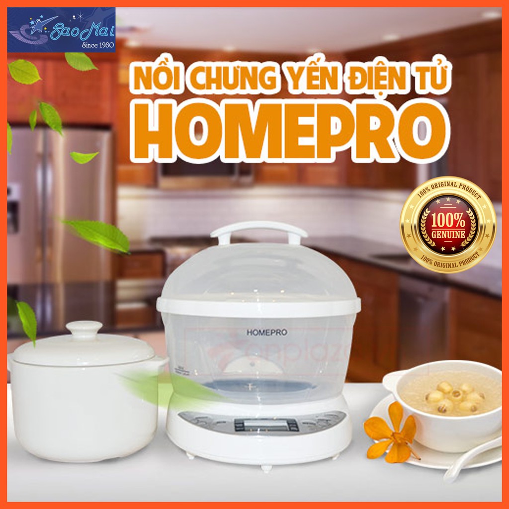 Bảo hành chính hãng - Nồi chưng cất yến đa năng Homepro Thái Lan 700ml