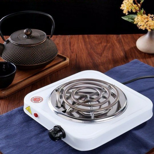 Bếp điện làm nóng cafe, bếp điện gia đình 100w hình xoắn ốc