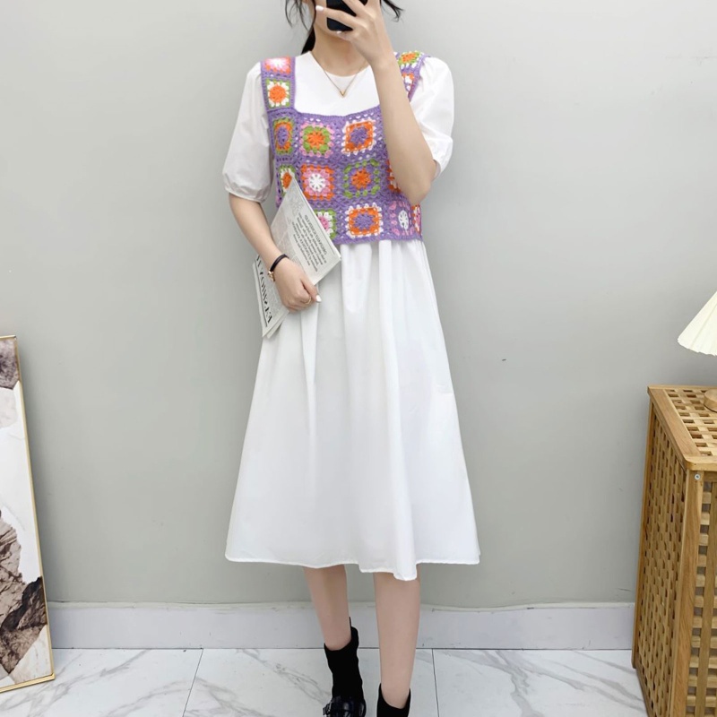 Áo Croptop Không Tay Họa Tiết Hoa Phong Cách Boho Ngọt Ngào Cho Nữ