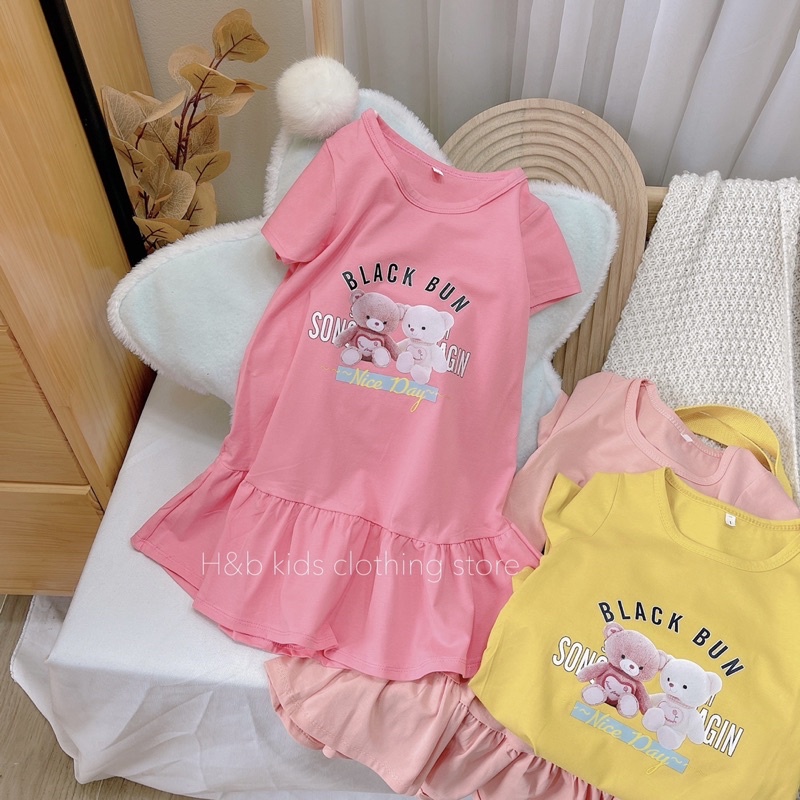VÁY COTTON ĐUÔI CÁ SIÊU XINH CHO BÉ
