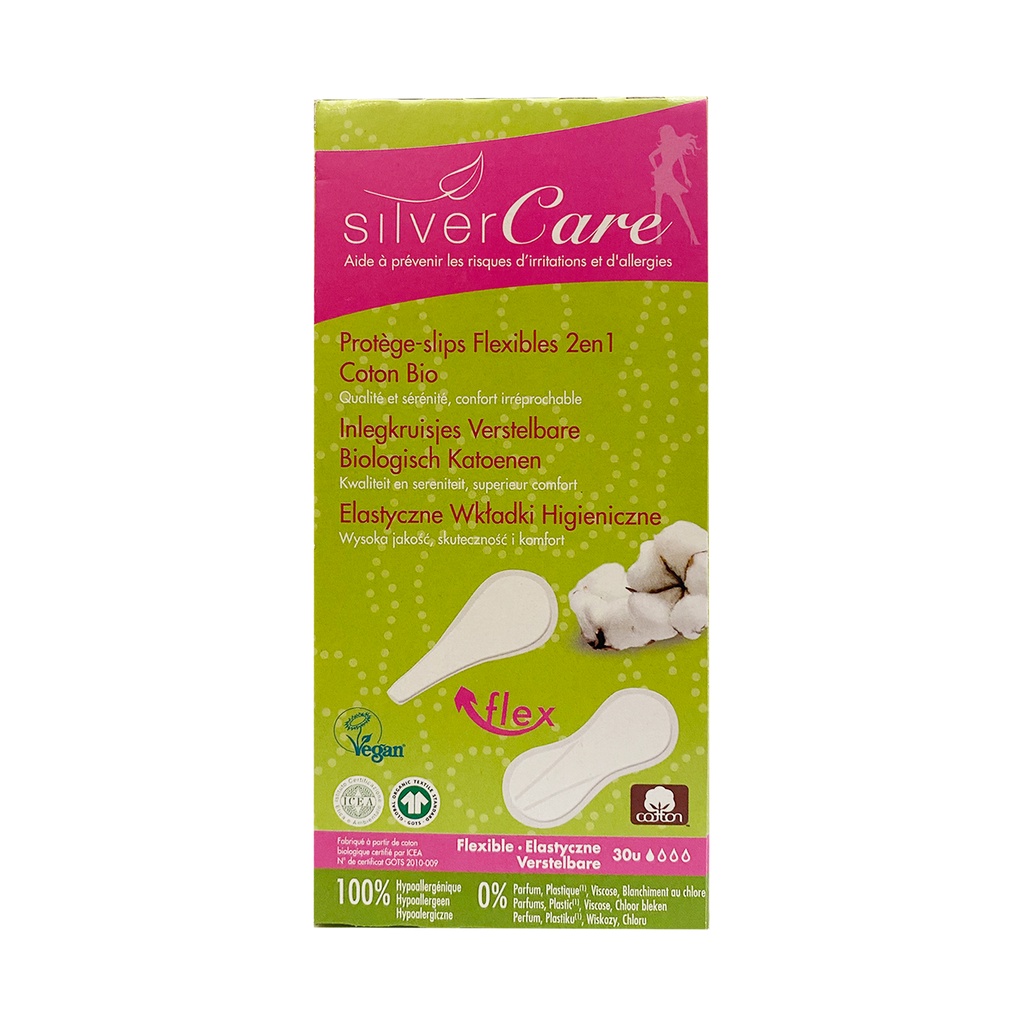 Băng vệ sinh hữu cơ hàng ngày Silvercare Organic Cotton Pantyliners