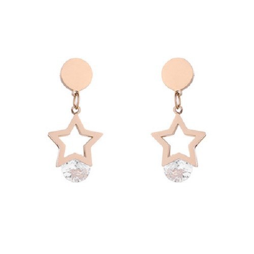 Bông Tai Tòn Ten Ngôi Sao Titan Ko Han Rỉ TT 3654