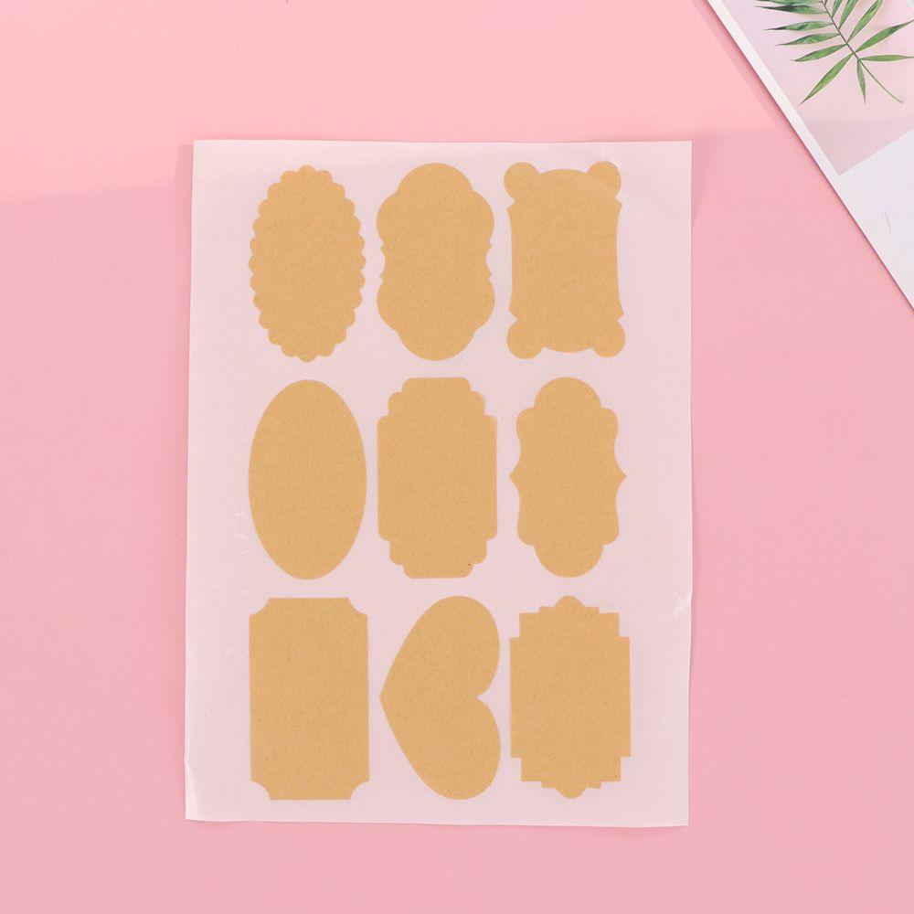 SUYO Set 45 Nhãn Dán Trang Trí Bánh Kẹo Bằng Giấy Kraft