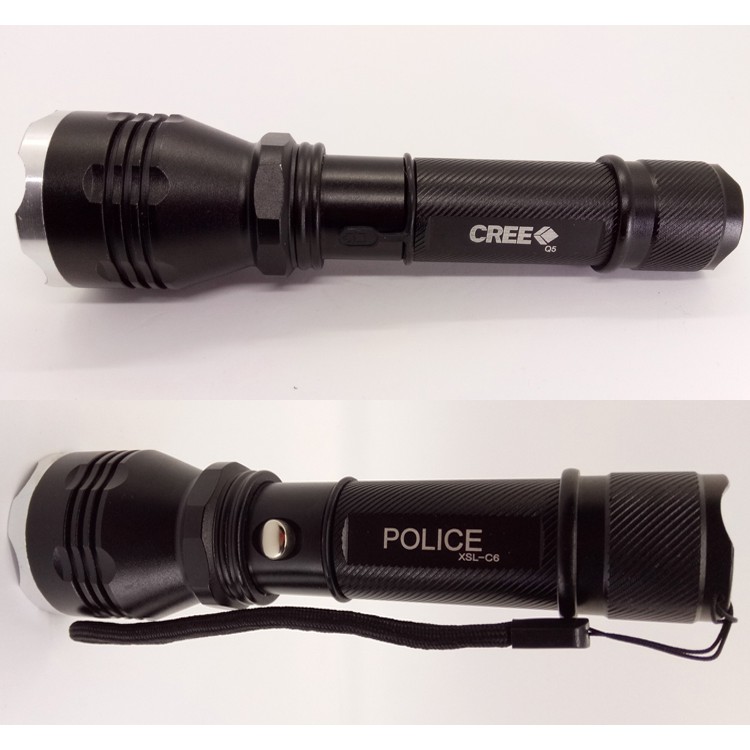 Đèn pin sạc điện siêu sáng Police C6