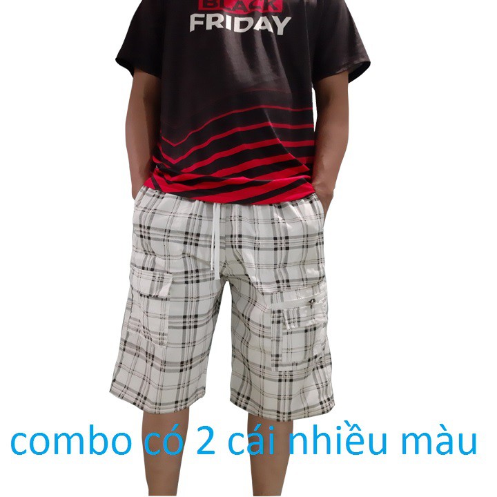 quần lửng túi hộp nam-combo 2 cái