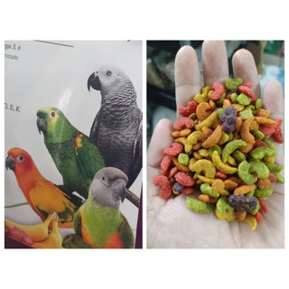 100g Hạt trái cây dinh dưỡng chim vẹt .