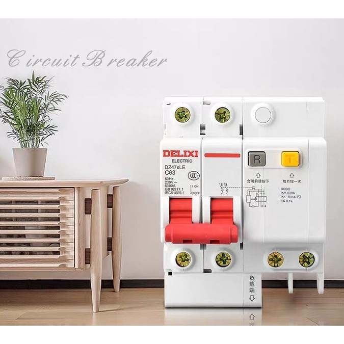 Aptomat chống giật RCBO DELIXI chất lượng cao