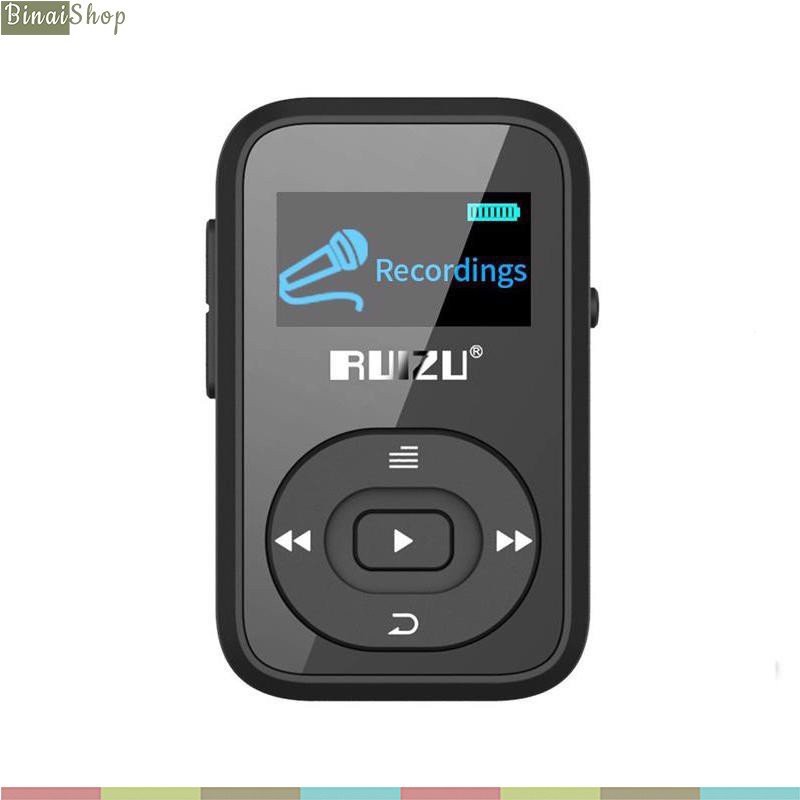 [Mã ELHACE giảm 4% đơn 300K] Ruizu X26 - Máy Nghe Nhạc Lossless Thể Thao, Hỗ Trợ Ghi Âm, FM, Bluetooth 4.0 (8GB)