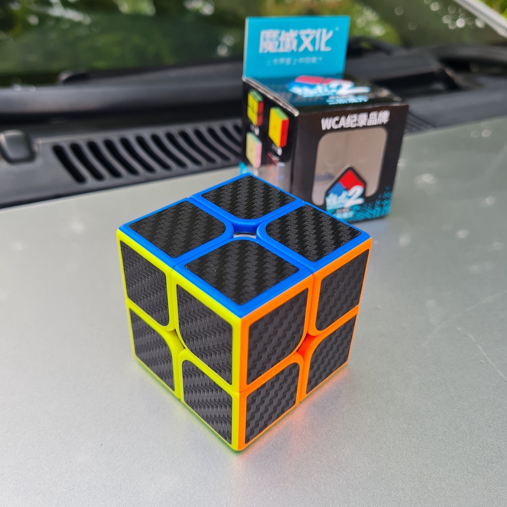 Rubik 2x2 giá rẻ carbon rubic 2x2, RB02 BENZ STORE TN