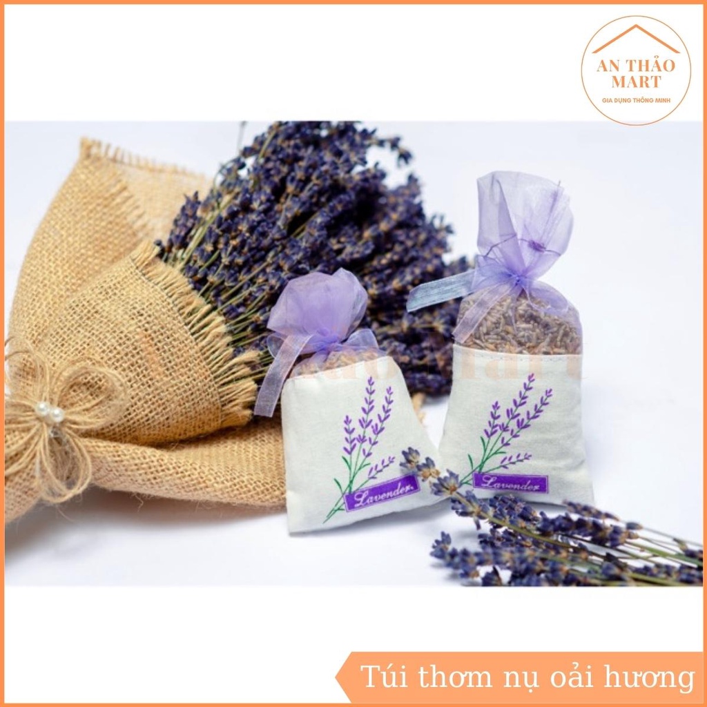 Túi Thơm Để Phòng, Để Xe, Tủ, Kệ, Nụ Hoa Khô Oải Hương Lavender