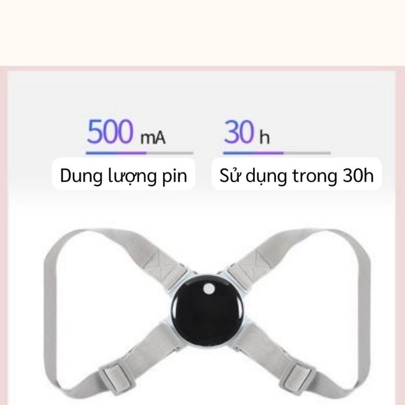 Đai chống gù lưng rung cảm biến điện tử thông minh nam nữ loại cao cấp - Cam kết 1 đổi 1