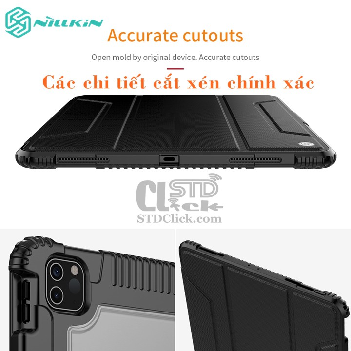 [Mã SKAMA07 giảm 8% đơn 250k]BAO DA IPAD PRO 12.9 2020 NILLKIN BUMPER CHỐNG SỐC CHÍNH HÃNG [NEW SALEOFF] | BigBuy360 - bigbuy360.vn