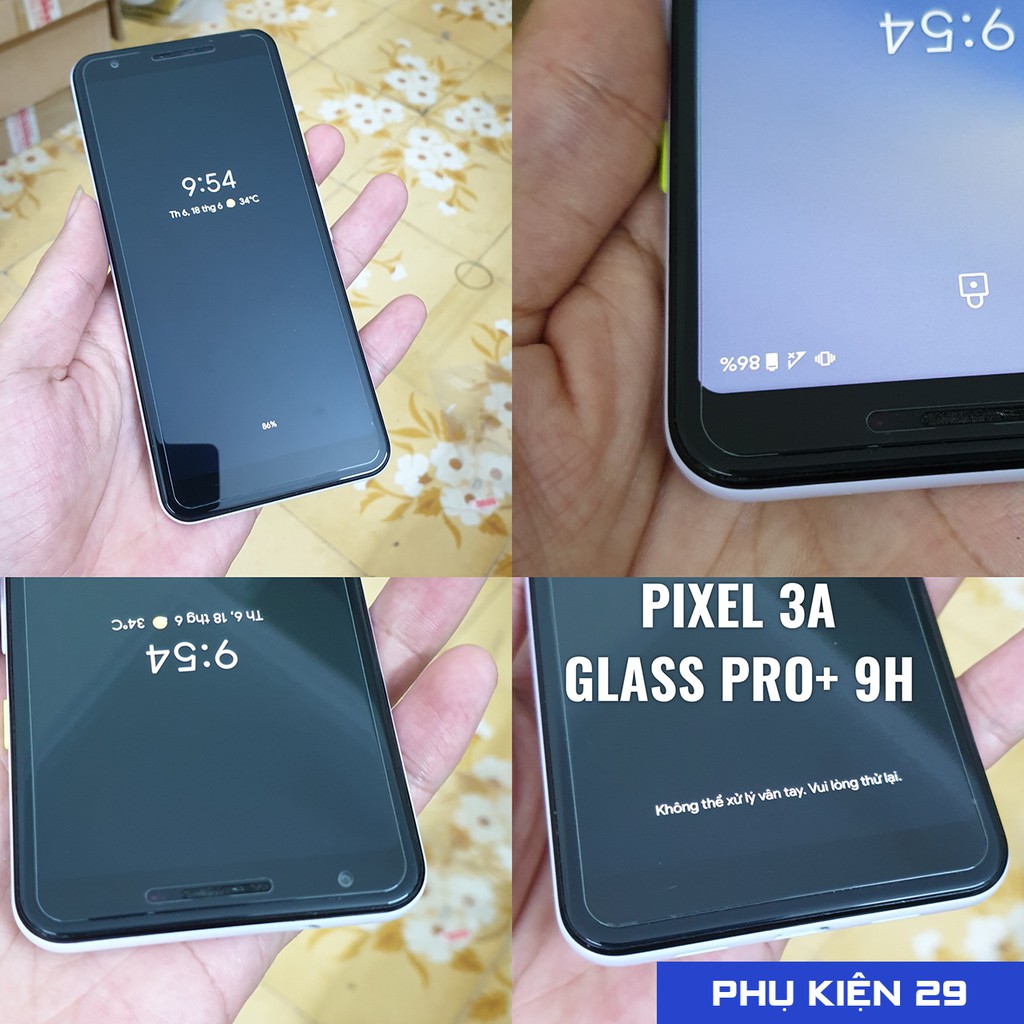 [Google Pixel 3A] Kính cường lực Glass Pro+ 9H