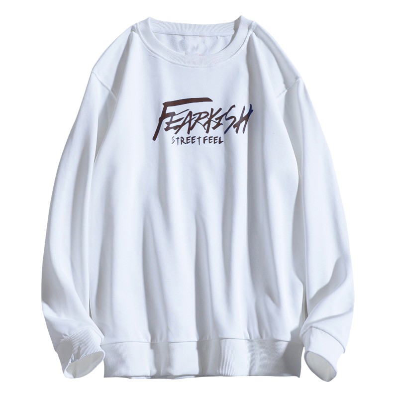 Áo Sweater Nam Nữ . Áo Nỉ Unissex Dài Tay cổ tròn Trơn Vải Cotton Da Cá Giữ Nhiệt | BigBuy360 - bigbuy360.vn