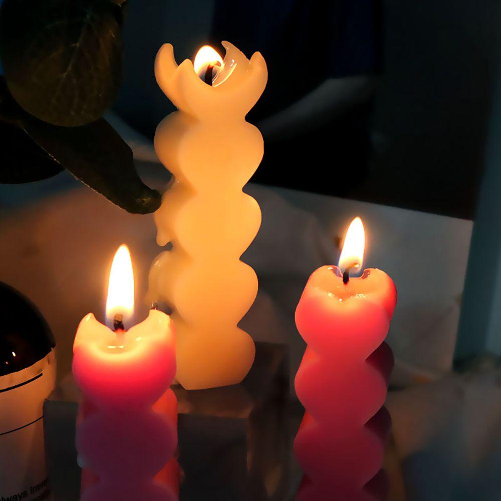 Khuôn Silicone Làm Nến DIY Hình Trái Tim Xinh Xắn