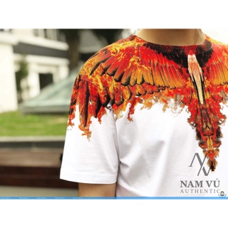 Áo thun unisex Marcelo Burlon chim lửa ss18