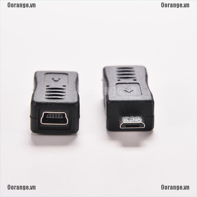 Đầu chuyển đổi từ lỗ cắm Mini USB sang đầu cắm Micro USB F/M