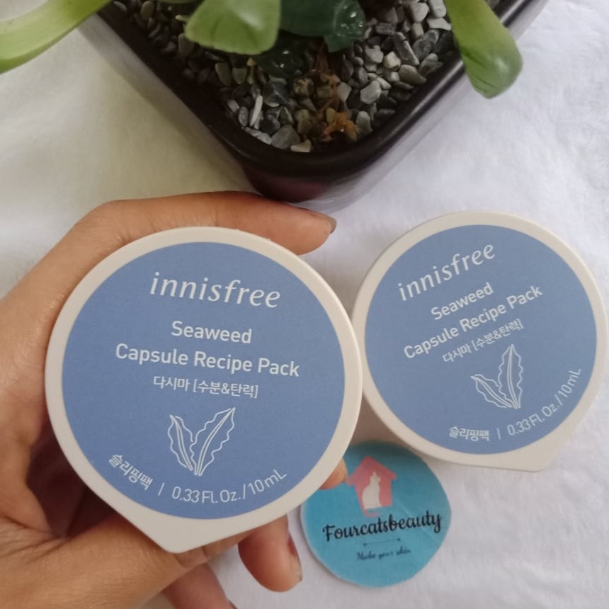 Mặt Nạ Tảo Biển Innisfree Capsule Recipe Pack – Seaweed