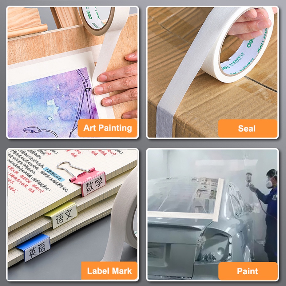 Cuộn băng keo giấy chống bụi dùng vẽ tranh DIY