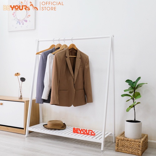 Giá Treo Quần Áo Gỗ BEYOURs Gỗ 1 Tầng Size Khổng Lồ Nội Thất Kiểu Hàn Lắp Ráp Dễ Dàng - Nội Thất Phòng Ngủ