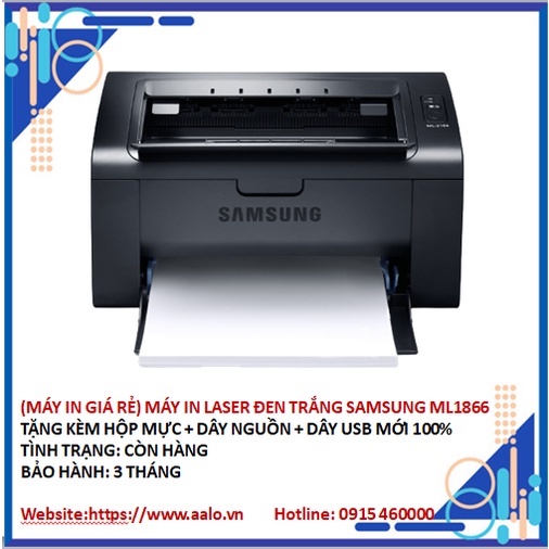 (MÁY IN GIÁ RẺ) MÁY IN LASER ĐEN TRẮNG SAMSUNG ML1866