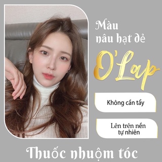 Thuốc nhuộm tóc nâu hạt dẻ không tẩy tại nhà giá rẻ chính hãng OLAP OL07
