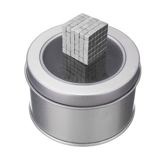 Nam châm Buckyballs 3mm Hình vuông 216 viên(Bạc)