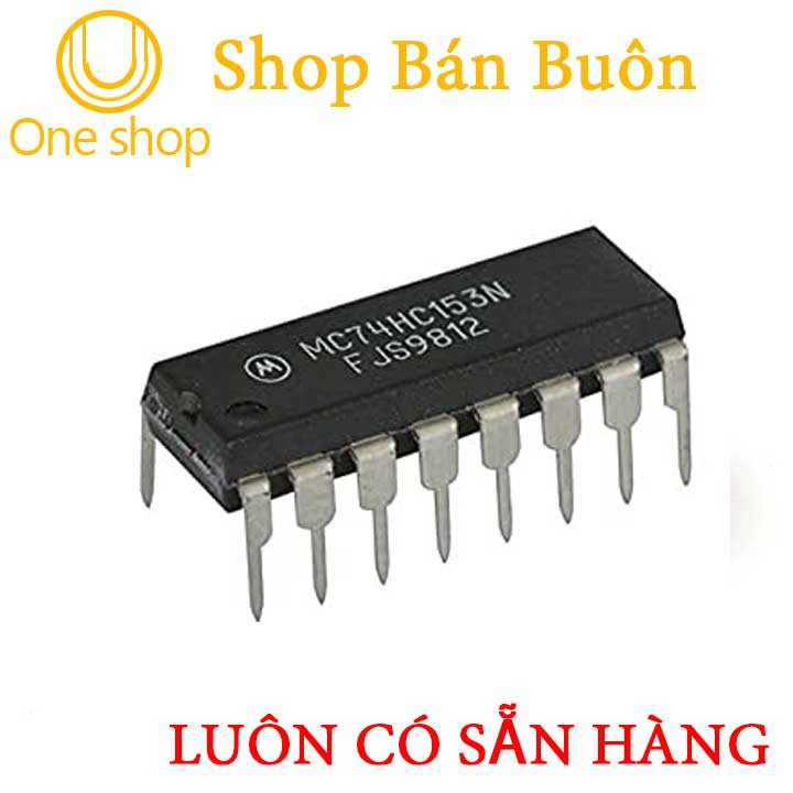 Linh Kiện 74HC153 Dual 4-Input Multiplexer DIP16