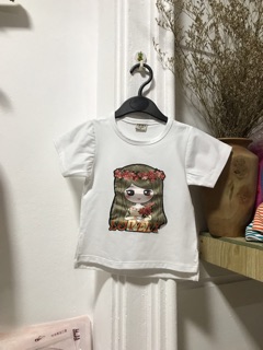 Áo thun in hình 3d cho bé gái
