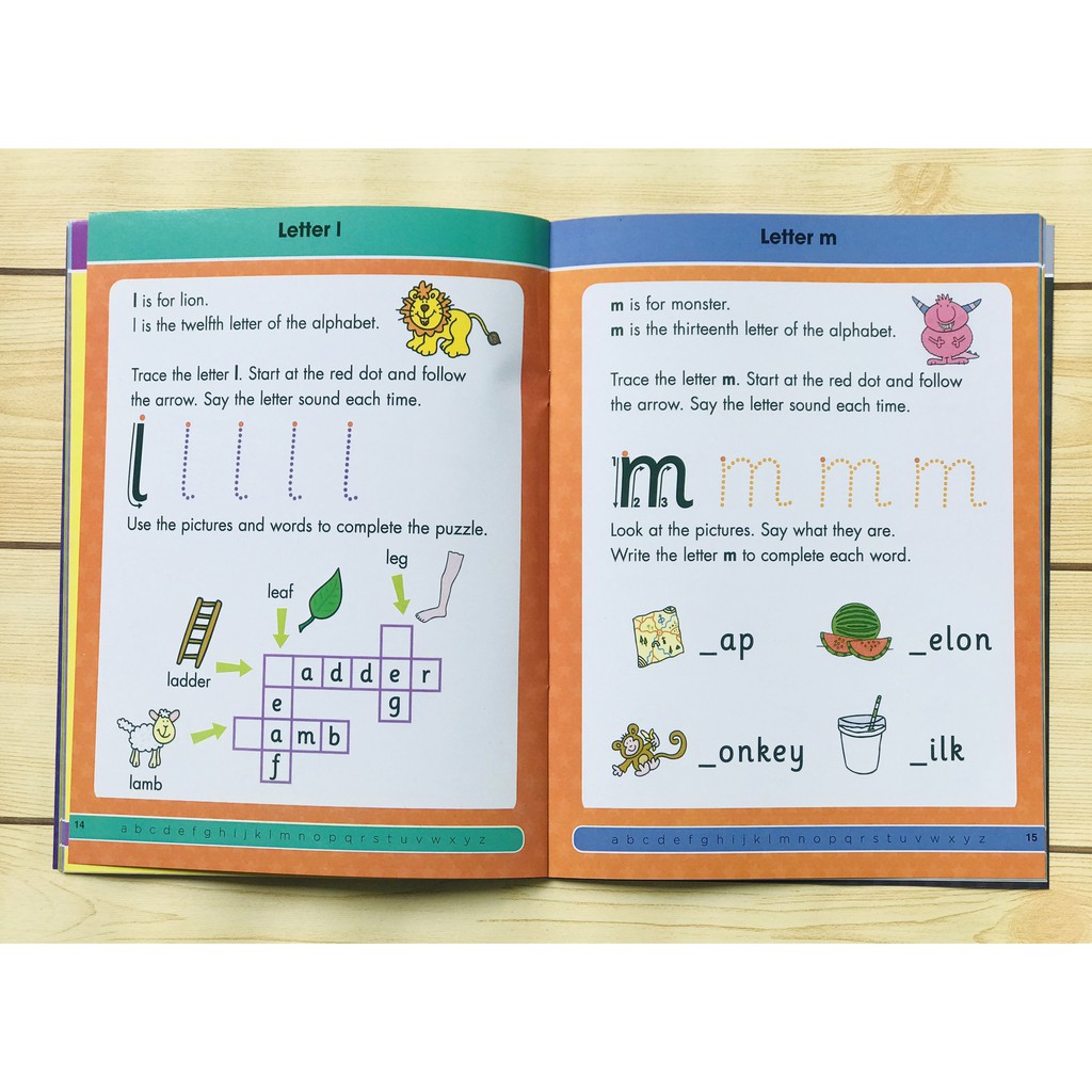 Sách - Gold Stars : Wipe clean Alphabet - Học Tiếng Anh Cho Trẻ - Bảng Chữ cái Tiếng Anh  ( 3 - 5 tuổi )