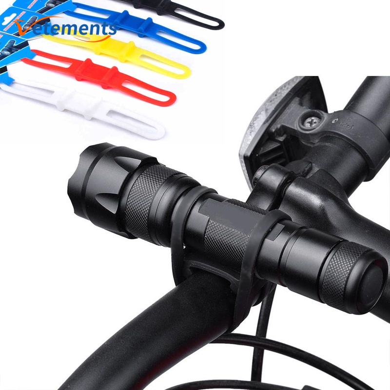 Dây đeo cố định điện thoại bằng silicon đàn hồi tiện dụng cho xe đạp