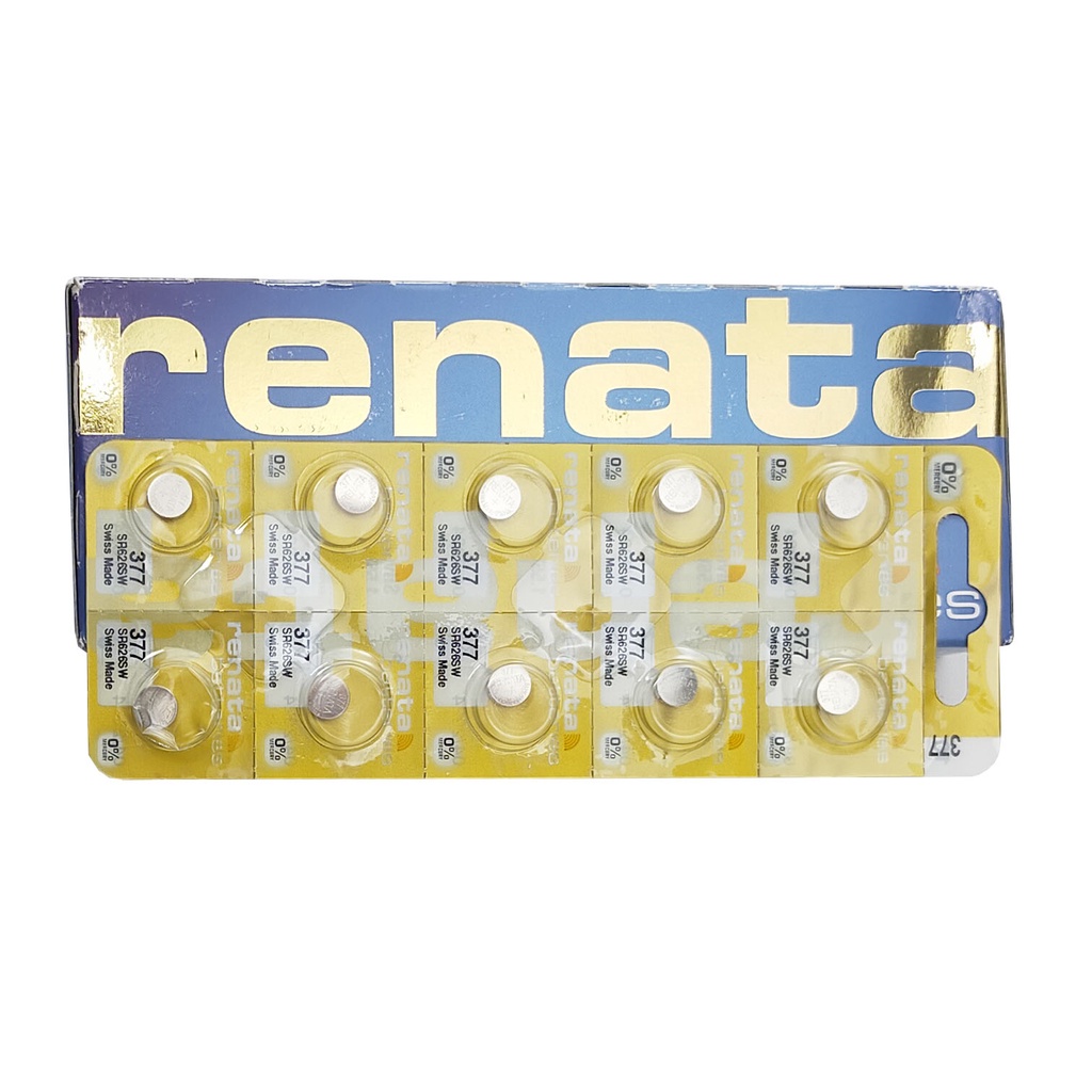 Pin đồng hồ Thụy Sỹ RENATA 377 SR626SW dành cho đồng hồ kim 3 kim