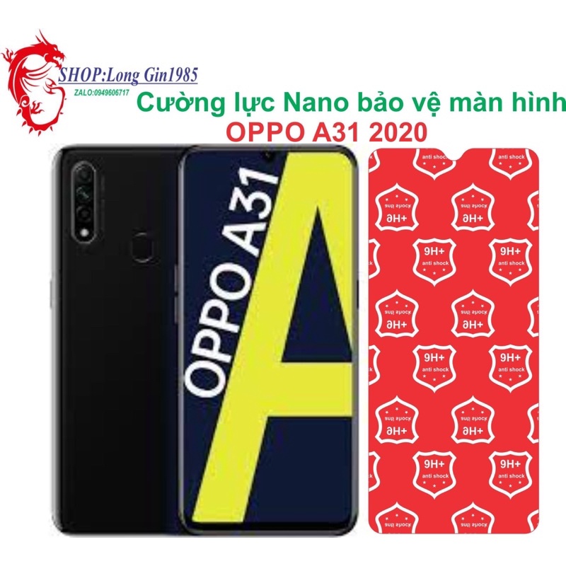 Oppo A31 2020 Cường lực dẻo Nano chống va đập chống trầy xước