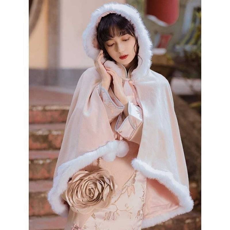 Áo Choàng Hán Phục Cách Tân Dày Dặn Cỡ Lớn 300 Thời Trang | BigBuy360 - bigbuy360.vn